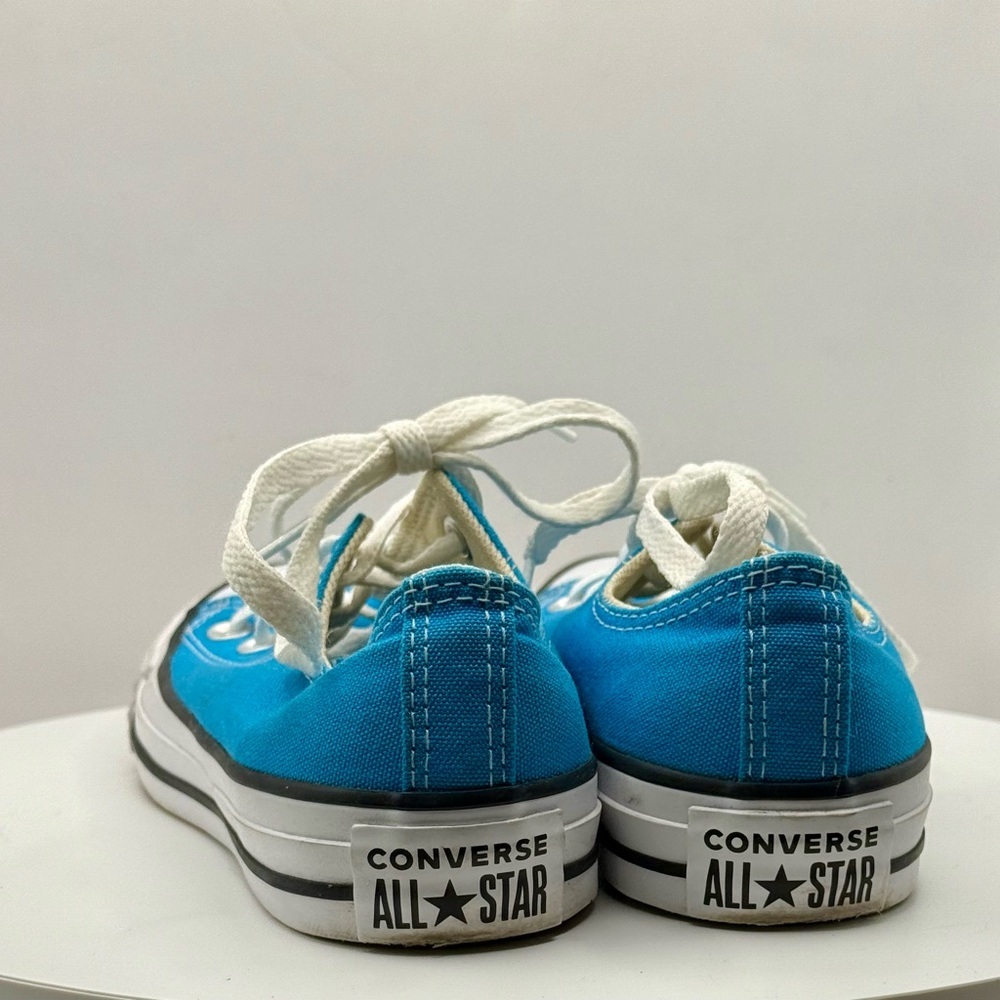 Converse Chuck Taylor All Star Low Top Sneakers Blue Size 5.5 Women 3.5 Men - Picture 5 of 11